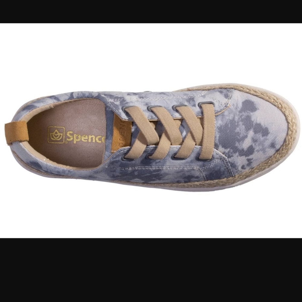 SPENCO Malibu Lace Tie-Dye Orthopedic Slip On Shoes sz 6.5 NIB